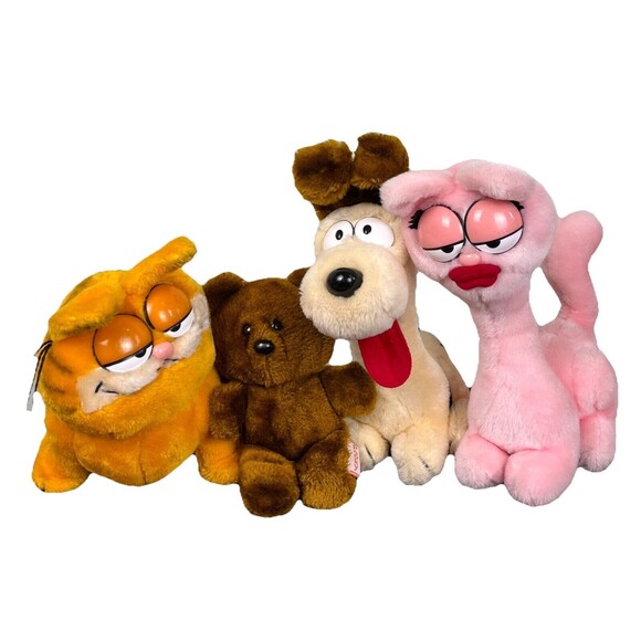 Dakin Other - Vintage 1980s Garfield Dakin Plush Lot Garfield Odie Arlene & Pooky Jim Davis